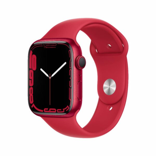 Refurbished Watch Series 7 45mm Cellular Rood Gebruikt