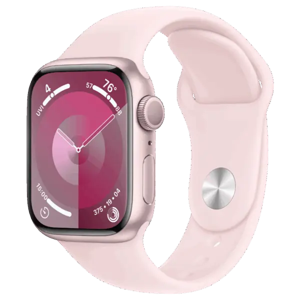 Refurbished Apple Watch Series 9 45mm Roze Gebruikt