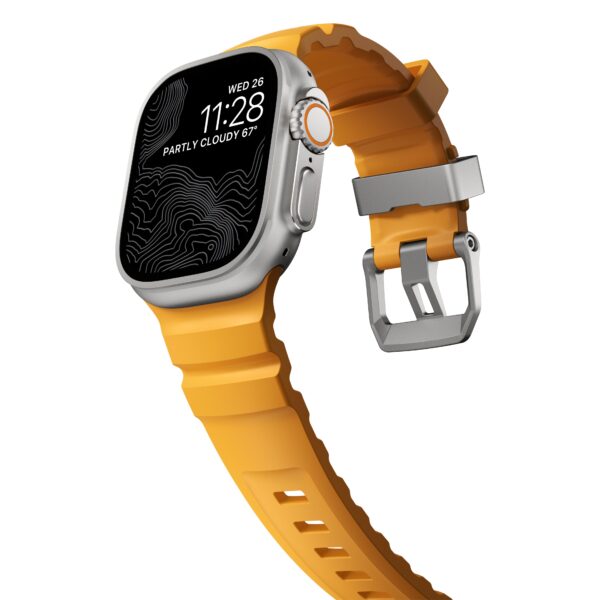 Nomad Rocky Point horlogeband / natural hardware 45/46/49mm - Sol