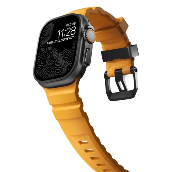 Nomad Rocky Point horlogeband / zwarte hardware 45/46/49mm - Sol