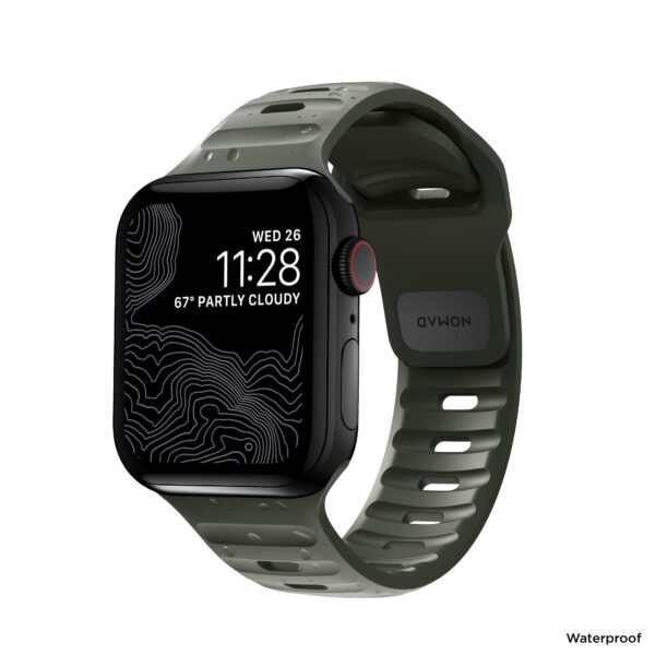 Nomad Sport horlogeband waterproof 40/41/42mm - Ash Green