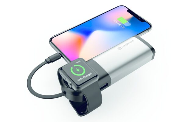 Swissten Swissten 3 in 1 Apple Watch Powerbank - Apple gecertificeerd - 6700 mAh